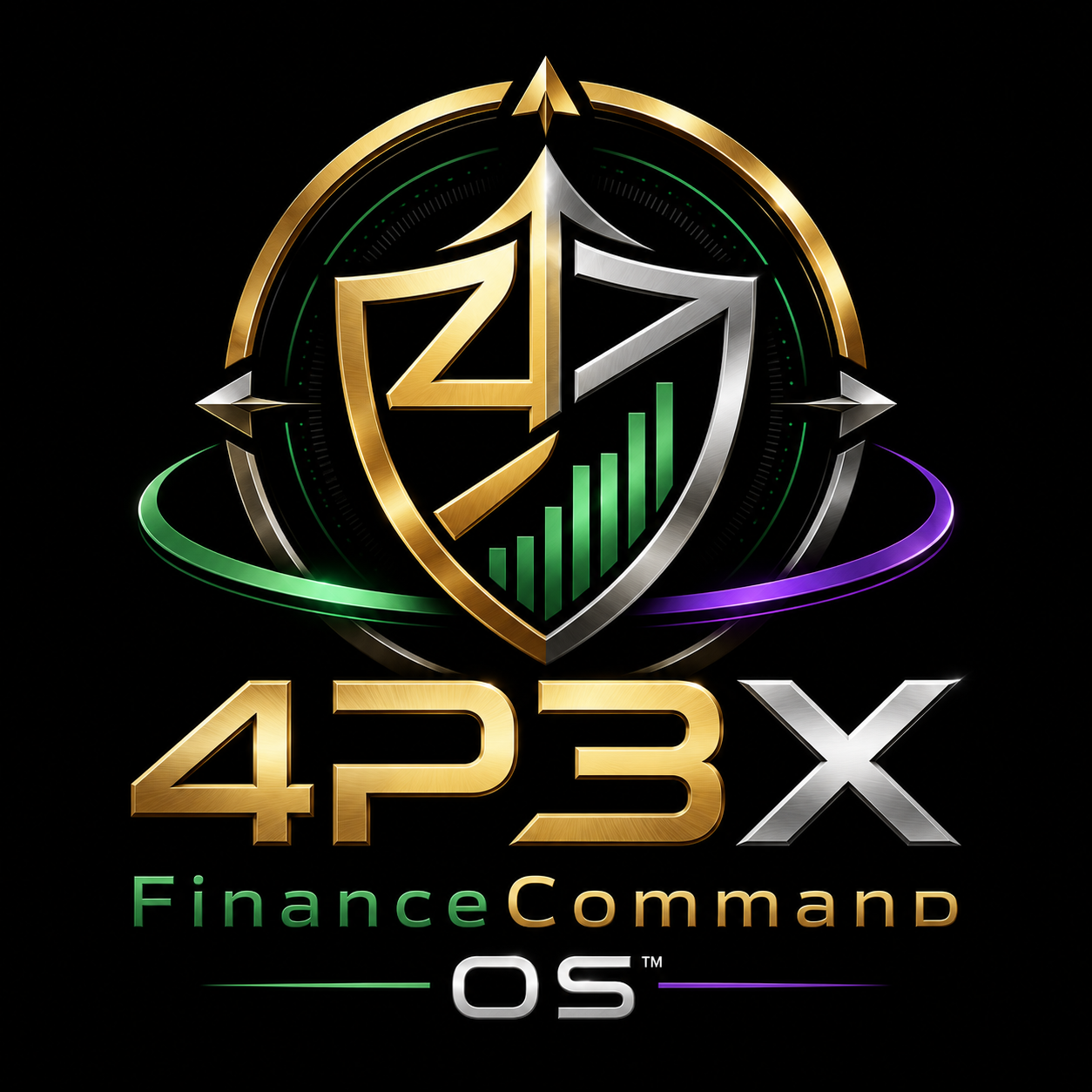 4P3X FinanceCommand OS square logo